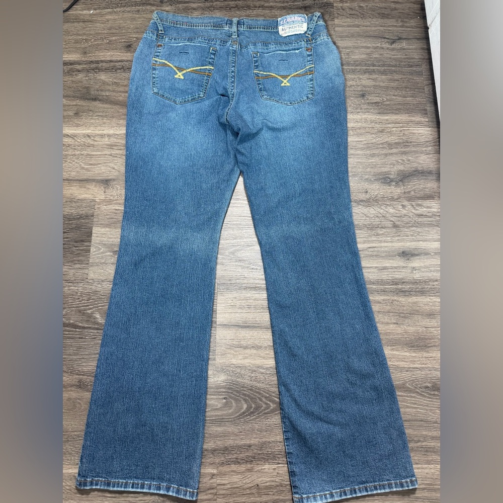 Z Cavaricci Bootcut Jeans Womens Size 16 Medium Wash Stretch Denim Y2K - Picture 2 of 16